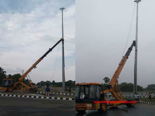 BHEL Service Road Project (Supply & Erection of 20 Mtr High Mast )
